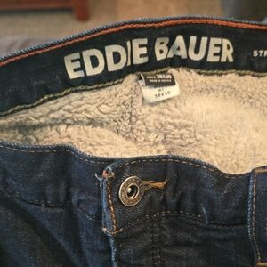 Eddie Bauer Men's Navy Straight Jeans